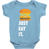 just eat it burger lover Baby Bodysuit