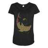 jaguar shark Maternity Scoop Neck T-shirt