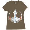 rebel ship Ladies Fitted T-Shirt