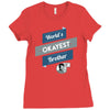 world's okayest brother Ladies Fitted T-Shirt