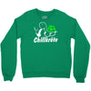 chillkr&ouml;te  fun kult shit bong marihuana joint smoke weed punk gras Crewneck Sweatshirt