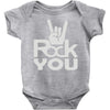 rock you Baby Onesie