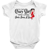 i'm that crazy girl who loves betty boop a lot Baby Bodysuit