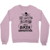 You Cant Scare Me I am Biker Grandfather Crewneck Sweatshirt