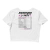 January Girl Facts Capricorn Crop Top