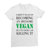 vegan Ladies Fitted T-Shirt