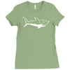 hai haie selachii shark der wei&szlig;e hai jaws neu Ladies Fitted T-Shirt