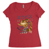 cat bus kong Women's Triblend Scoop T-shirt