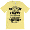Super Cool Pawpaw Of A Freaking Awesome Grandson T-Shirt