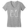 dove v's grenade banksy art Women's V-Neck T-Shirt