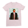 Rene Magritte Parody Impeach Trump Ladies Fitted T-Shirt
