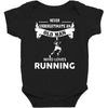 who loves running Baby Bodysuit