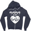 Mama is My Bestie Zipper Hoodie
