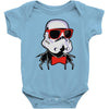 hipster trooper Baby Onesie