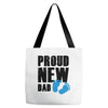 proud new boy Tote Bags