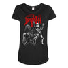 darth metal Maternity Scoop Neck T-shirt