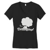 dreamland logo Women's V-Neck T-Shirt