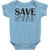 save black Baby Bodysuit