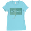 louder than words Ladies Fitted T-Shirt