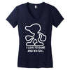 game and watch parody video game Women's V-Neck T-Shirt