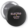 electro city Pin-back button
