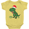 christmas dinosaur Baby Bodysuit