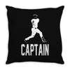captain pinstripes Throw Pillow