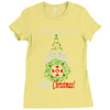 dreaming of a white christmas Ladies Fitted T-Shirt