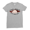 June Peeking Out Asian Baby Boy Ladies Fitted T-Shirt