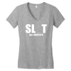 slut slu t all i need is u you bucks night stag gag parody spoof funny Women's V-Neck T-Shirt