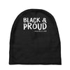 black and proud Baby Beanies