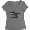 POSITIVE Women's Triblend Scoop T-shirt