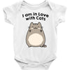 i am in love with cats Baby Bodysuit