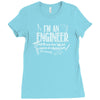 i`m an engineer Ladies Fitted T-Shirt