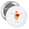 hug me Pin-back button