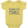gaming and chill Baby Bodysuit
