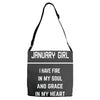 January Girl Adjustable Strap Totes