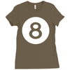 magic 8 ball Ladies Fitted T-Shirt