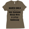March Girls Ladies Fitted T-Shirt