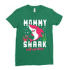 mommy shark doo doo doo family matching Ladies Fitted T-Shirt