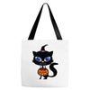 witch cat Tote Bags