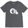 rabbit silhouette V-Neck Tee