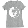 pitbull syndicate logo dogs Ladies Fitted T-Shirt