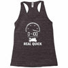 0 100 real quick Racerback Tank