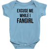 excuse me while i fangirl Baby Bodysuit