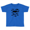 shark chart light blue t shirt Toddler T-shirt