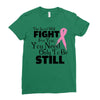 the lord will fight for you, you need only to be still Ladies Fitted T-Shirt