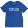 real men play rugby V-Neck Tee