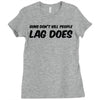 guns don't kill people lag does Ladies Fitted T-Shirt