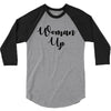 woman up 3/4 Sleeve Shirt